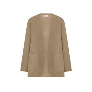 DEHA Satin Back Linen Blazer Donna Verde Verde