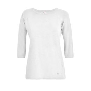 DEHA Flamme' 3/4 Sleeve T-Shirt Donna Bianco Bianco