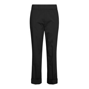 DEHA Poplin Straight Pants Donna Nero Nero