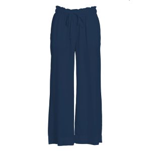 DEHA Tencel Crop Pants Donna Blu Blu