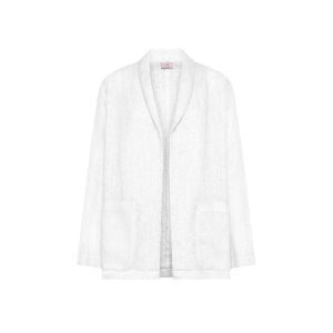 DEHA Fade Effect Linen Blazer Donna Bianco Bianco
