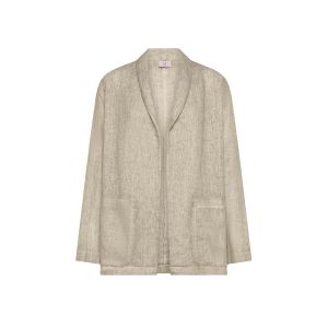 DEHA Fade Effect Linen Blazer Donna Beige Beige