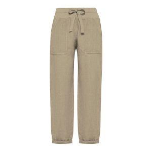 DEHA Linen Pants Donna Beige Beige