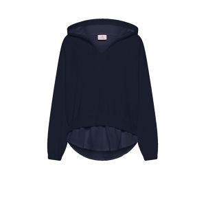 DEHA Parachute Trim Hoodie Donna Blu Blu