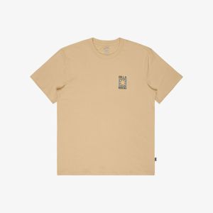 Billabong T-shirt uomo – Stile casual surfwear e comfort quotidiano Beige