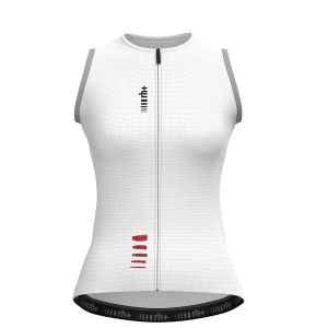 RH+ Aries W Sleeveless Jersey Donna Bianco Bianco