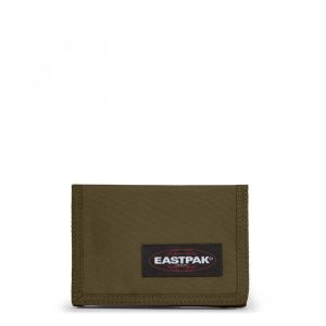 Eastpak Crew Single Portafoglio a Tre Ante con Scomparti Multipli Verde
