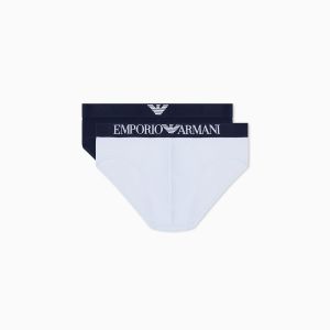Emporio Armani Underwear Slip uomo pack 2 – Comfort premium e stile iconico Blu