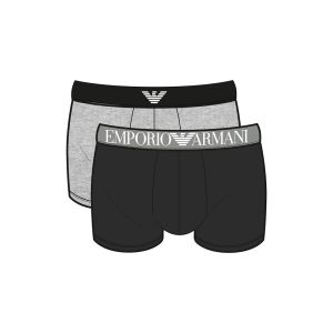Emporio Armani Underwear Slip uomo pack 2 grigio – Cotone elasticizzato e comfort premium Grigio