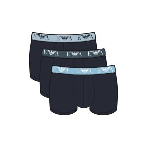 Emporio Armani Underwear Parigamba uomo pack 3 – Cotone elasticizzato e comfort quotidiano Blu