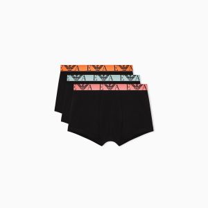 Emporio Armani Underwear Parigamba uomo pack 3 – Cotone elasticizzato e comfort quotidiano Nero