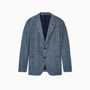 Emporio Armani - Giacca Blazer da Uomo Azzurro