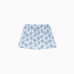 Emporio Armani Underwear Costume shorts uomo – Stampa animali marini e fantasia di collezione Blu
