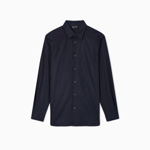 Emporio Armani - Camicia da Uomo Blu