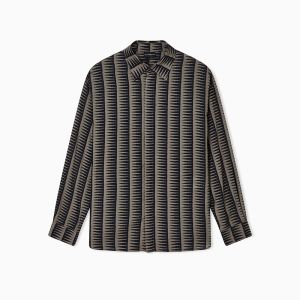Emporio Armani - Camicia da Uomo Blu