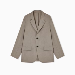 Emporio Armani - Giacca Blazer da Uomo Beige