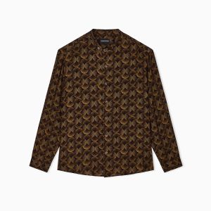 Emporio Armani - Camicia da Uomo Sabbia