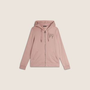 FELPA CAPPUCCIO ZIP beige