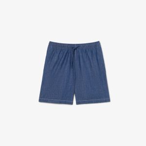 Shorts Lacoste da uomo in denim relaxed fit Blu
