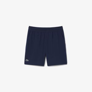 Shorts Lacoste da uomo da tennis elasticizzati Ultra Dry Blu