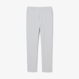 Pantaloni Lacoste chino slim fit elasticizzati da uomo Grigio