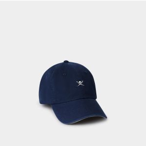 Cappellino Hackett London Da Uomo Washed Brolly Cap Blu