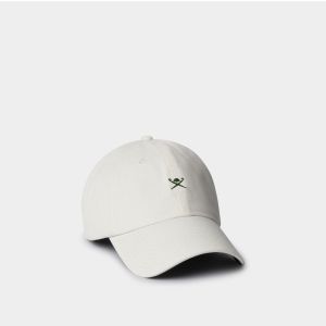 Cappellino Hackett London Da Uomo Washed Brolly Cap Bianco