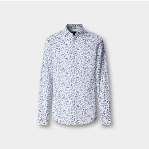 Camicia Hackett London Da Uomo Island Print Blu