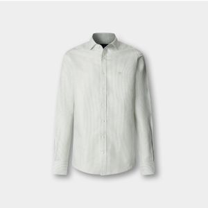 Camicia Hackett London Da Uomo Ess Linen Bengal Verde