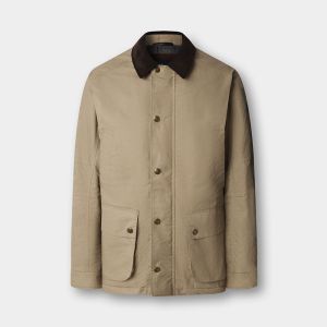 Giacca Uomo in Cotone Cerato – Hackett London Beige