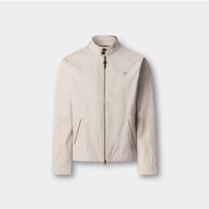 Giacca Hackett London Da Uomo Cotton Harrington Beige