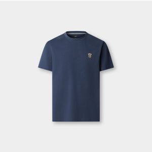 T-Shirt Hackett London Da Uomo Heritage Badge Tee Blu