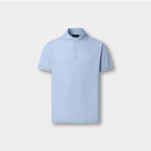 Polo Hackett London Da Uomo Oxford Pique Polo Ss Blu