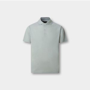 Polo Hackett London Da Uomo Oxford Pique Polo Ss Verde