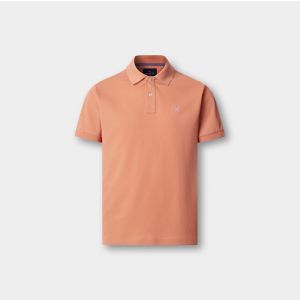 Maglia Hackett London Da Uomo Slim Fit Logo Arancione