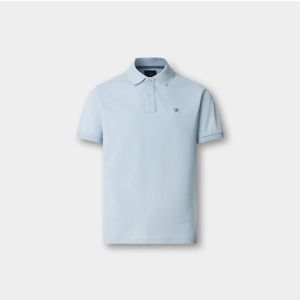 Maglia Hackett London Da Uomo Slim Fit Logo Blu