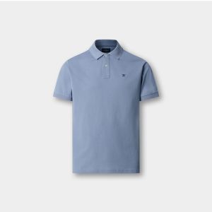 Maglia Hackett London Da Uomo Slim Fit Logo Blu