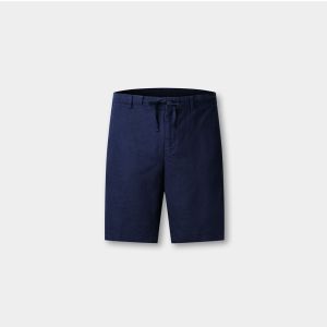 Pantaloni Hackett London Da Uomo Pd Linen Short Blu