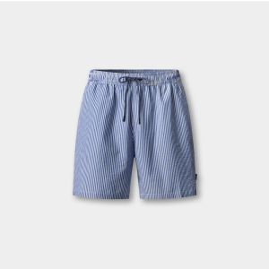 Camicia Hackett London Da Uomo Seersucker Elasticated Blu