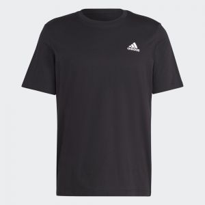 ESSENTIALS SINGLE JERSEY EMBROIDERED SMALL LOGO T-SHIRT Nero
