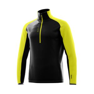 KYRIL HALF ZIP JERSEY Nero e Verde