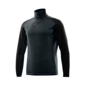 Kyril half zip jersey Grigio/Nero
