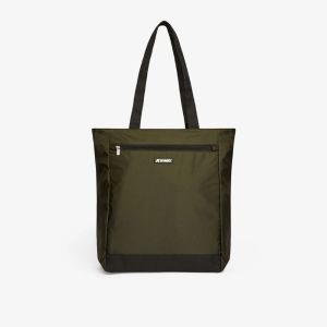 K-Way Marsupio Fericy S unisex in nylon ripstop Verde