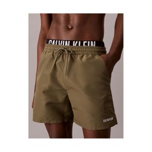 Costume da bagno calvin klein underwear medium drawstring boxer da uomo Verde