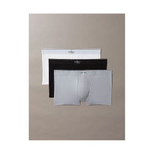 Intimo calvin klein underwear trunk 3pk da uomo Nero