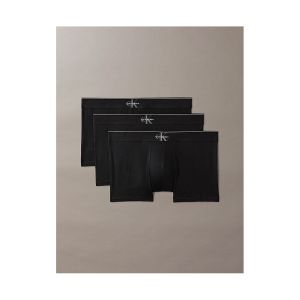 Intimo calvin klein underwear trunk 3pk da uomo Nero