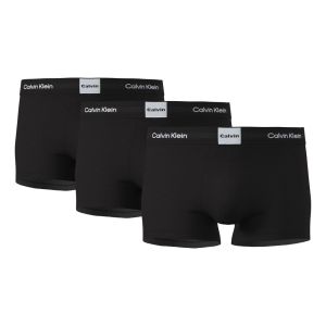 Boxer Calvin Klein a vita bassa in confezione da 3 - Icon Cotton Stretch Nero