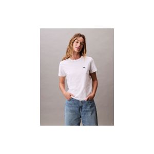 Polo Calvin Klein Donna Archive Jersey Crew Bianco