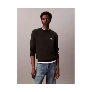 Felpa Calvin Klein Uomo 350Terry Badge Nero