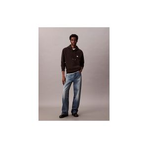 Felpa Calvin Klein Uomo 350Terry Badge Nero